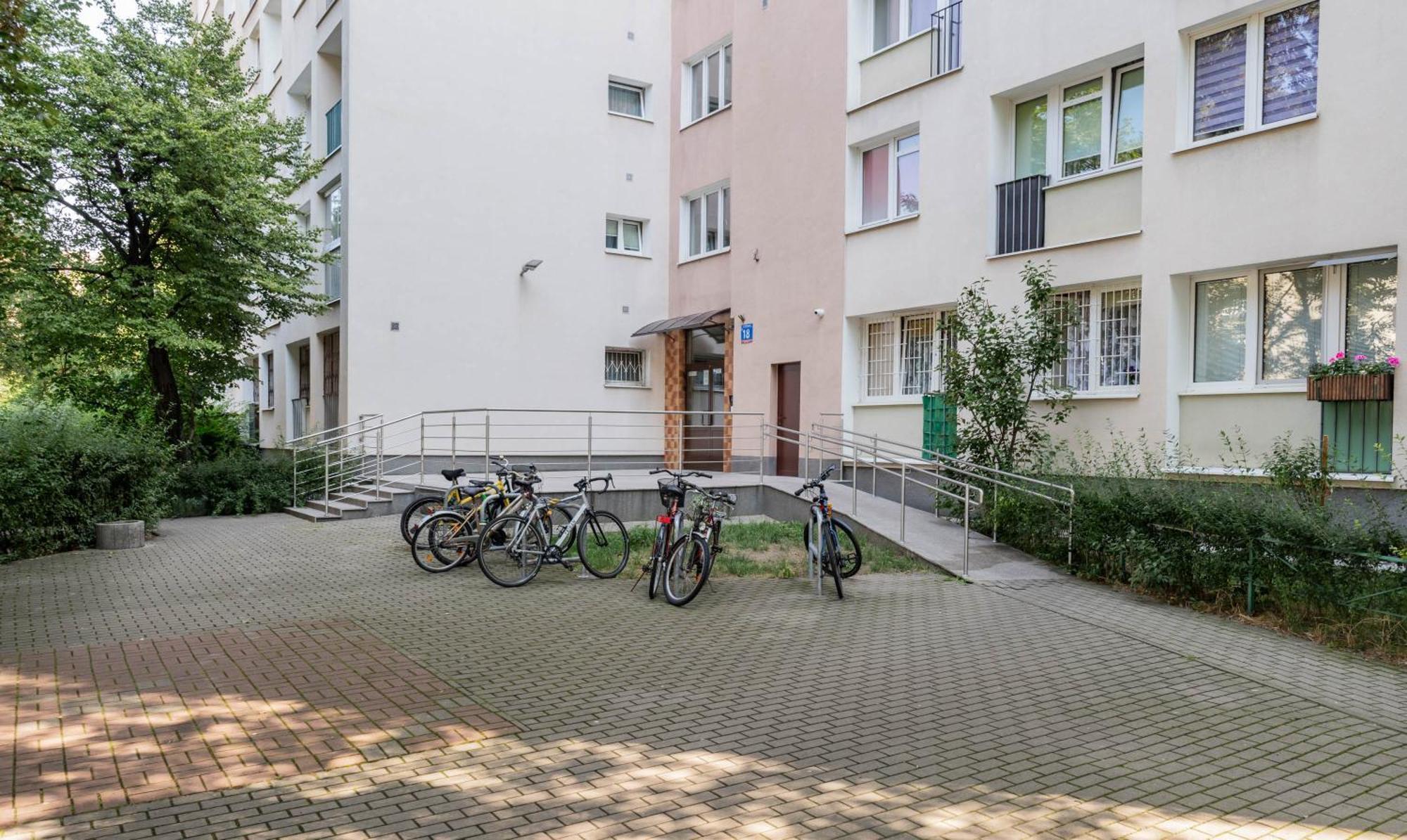 Blue Matcha Premium Apartment Okopowa Warschau Exterior foto