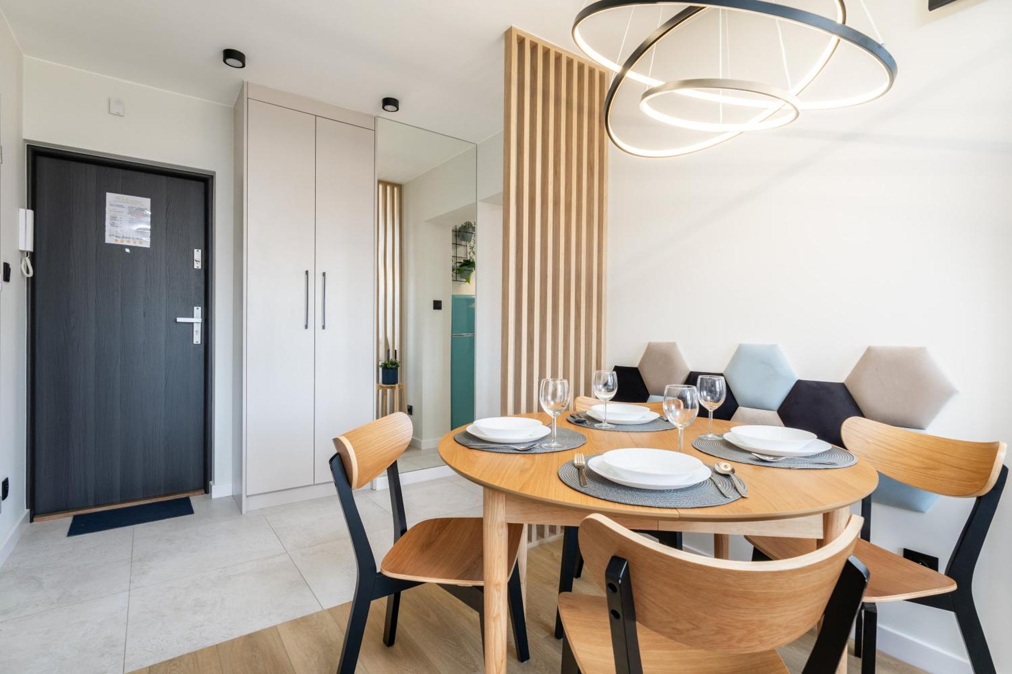 Blue Matcha Premium Apartment Okopowa Warschau Exterior foto