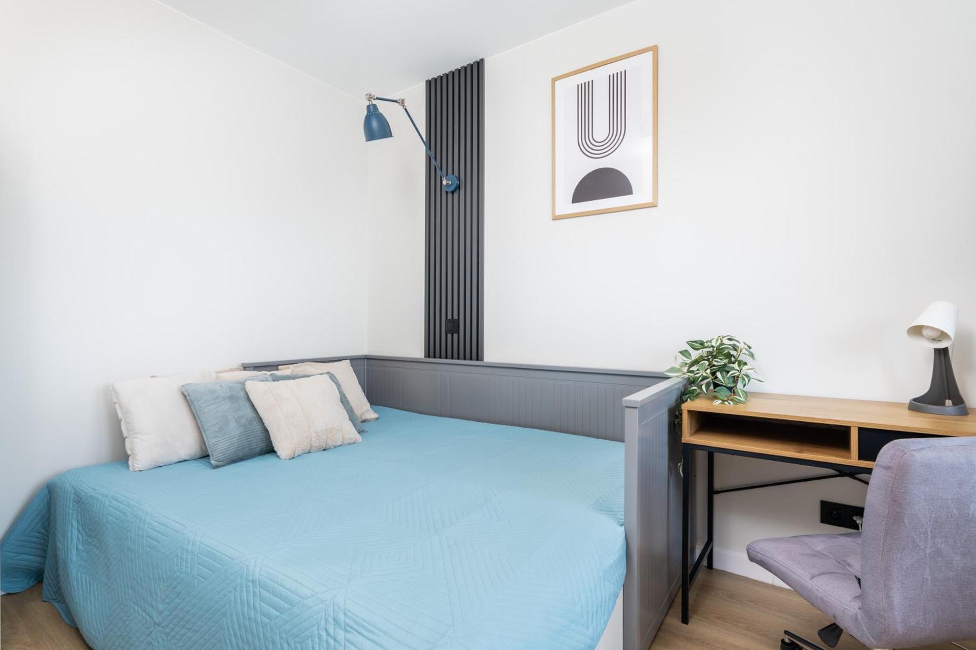 Blue Matcha Premium Apartment Okopowa Warschau Exterior foto