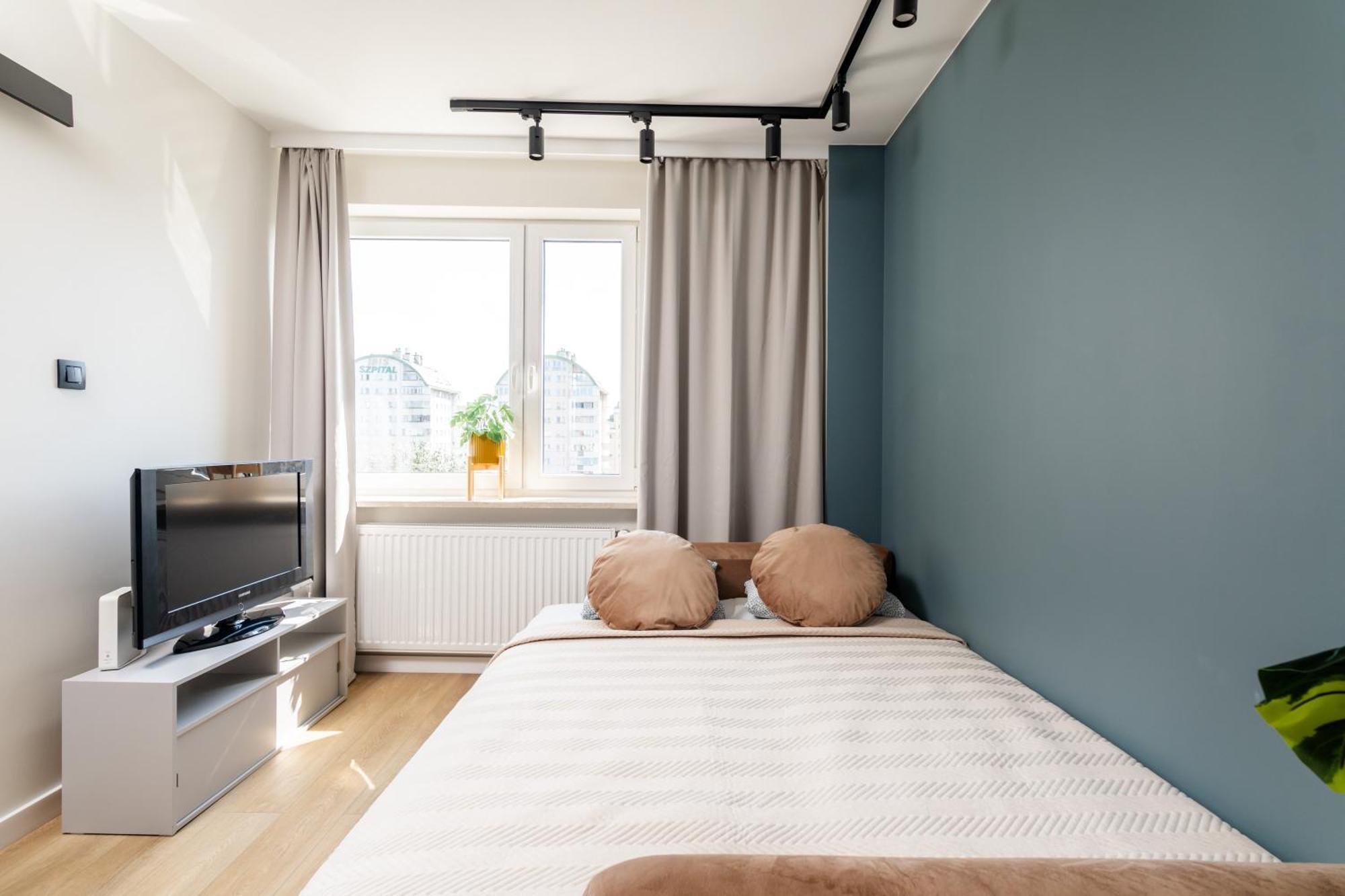 Blue Matcha Premium Apartment Okopowa Warschau Exterior foto