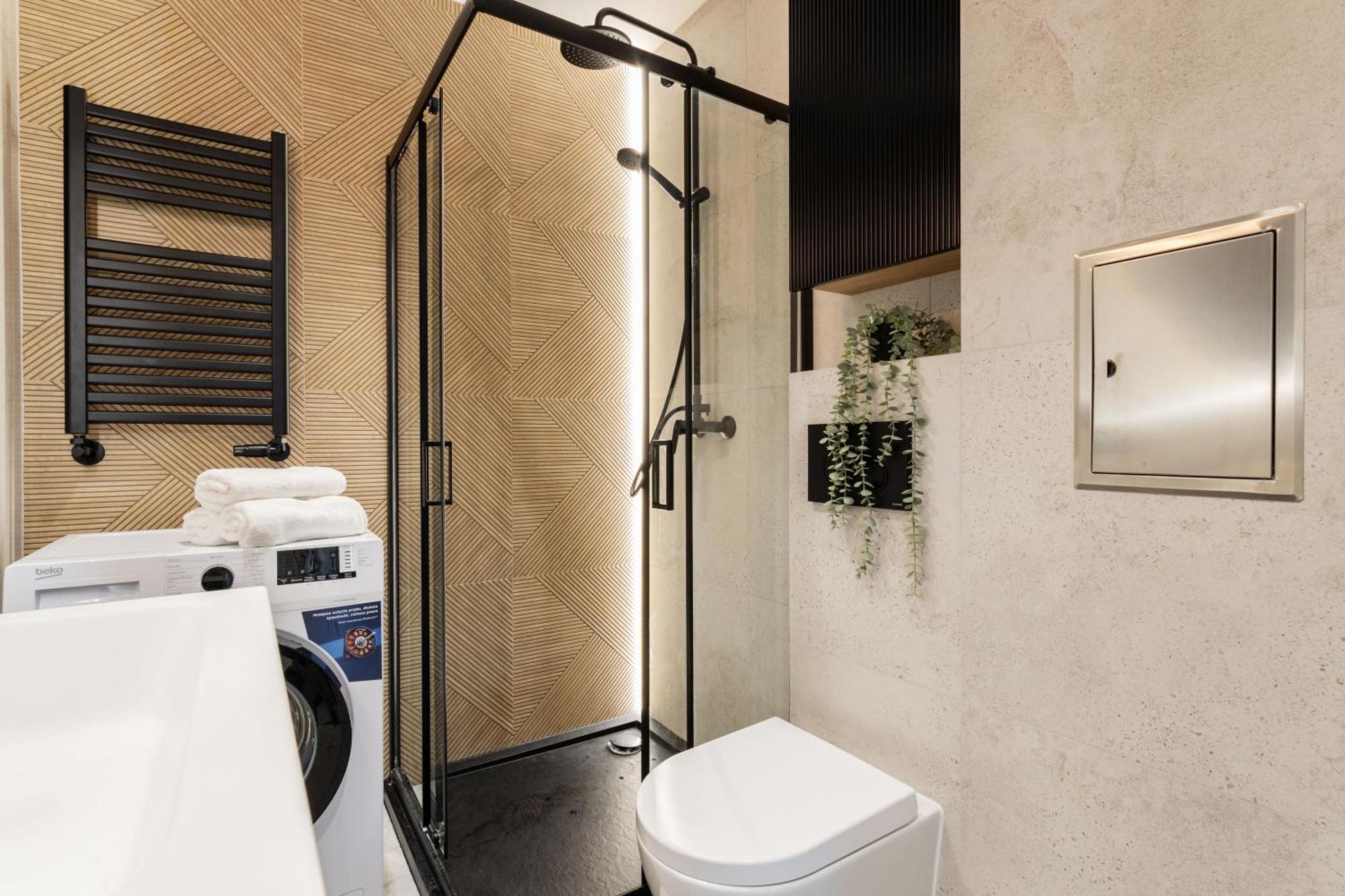 Blue Matcha Premium Apartment Okopowa Warschau Exterior foto